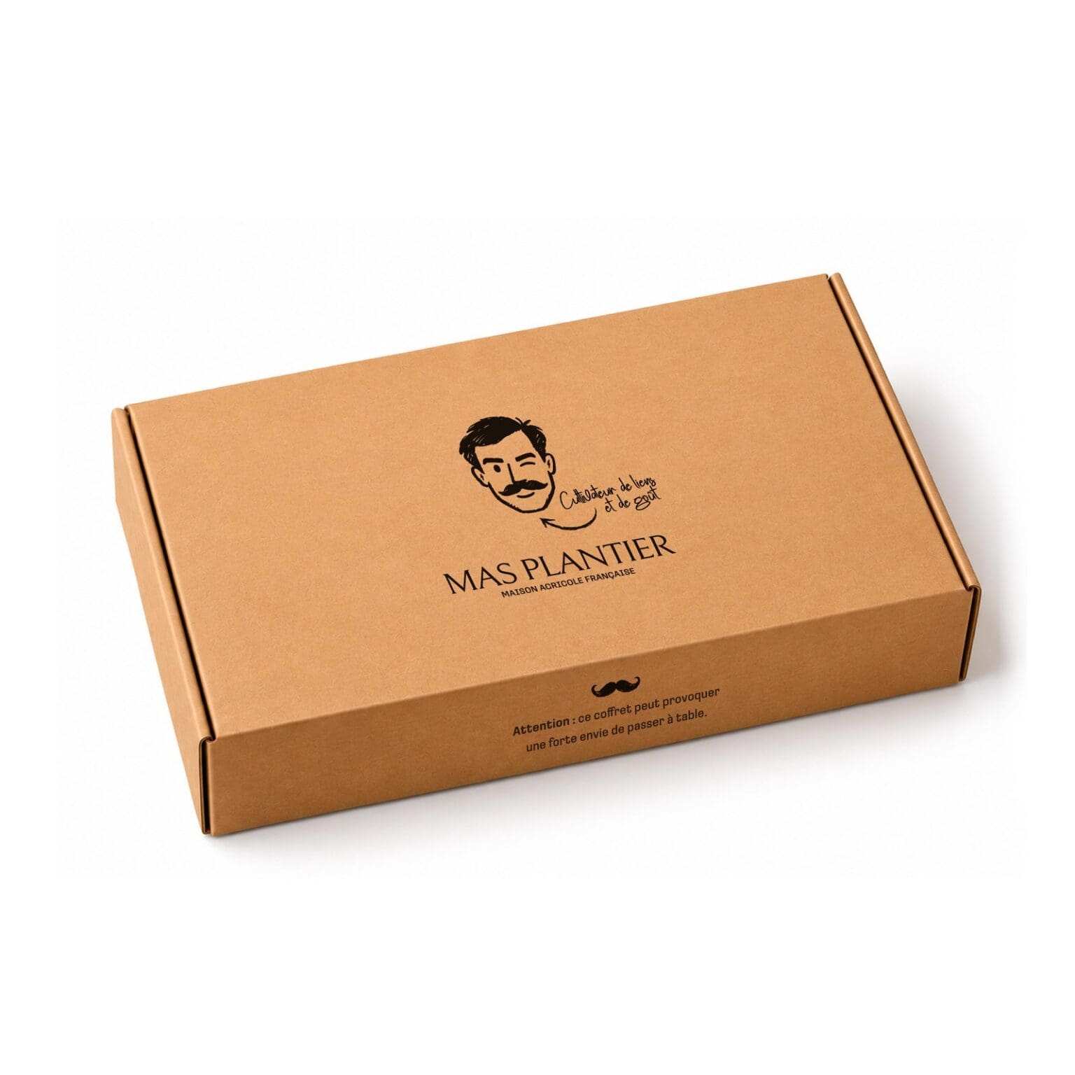 Coffret cadeau MAS PLANTIER vu de dessus